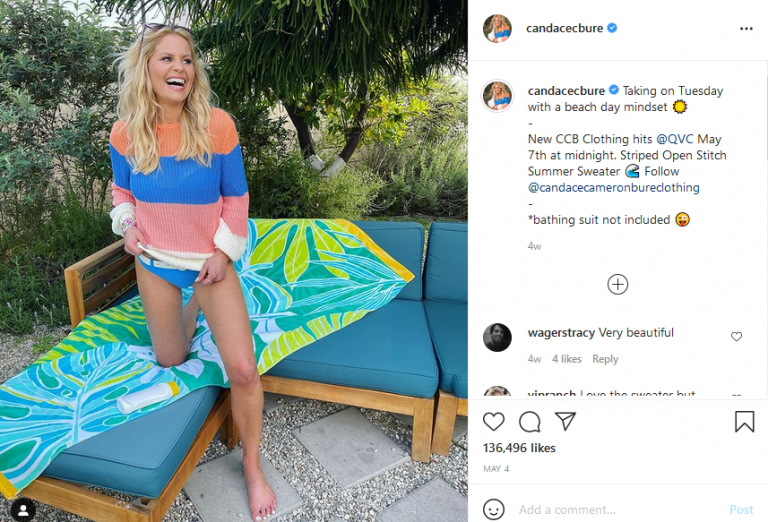 Leggy Candace Cameron Bure Shows Off Hot Beachwear