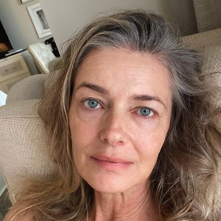 Paulina Porizkova Goes Nude Celebrates Grey Pride