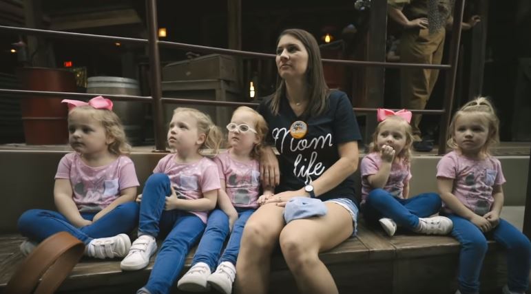 Busby girls at Disneyland