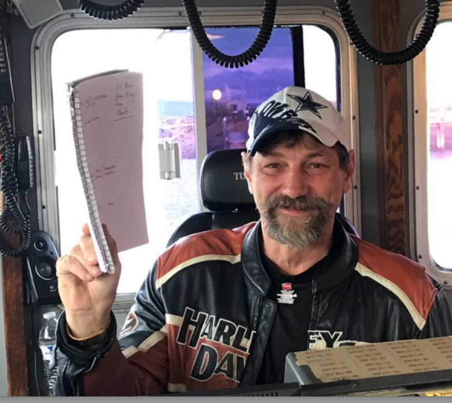 Johnathan Hillstrand, captain of the Time Bandit and on the Deadliest Catch -https://twitter.com/captjohnathan/status/953694229384937472