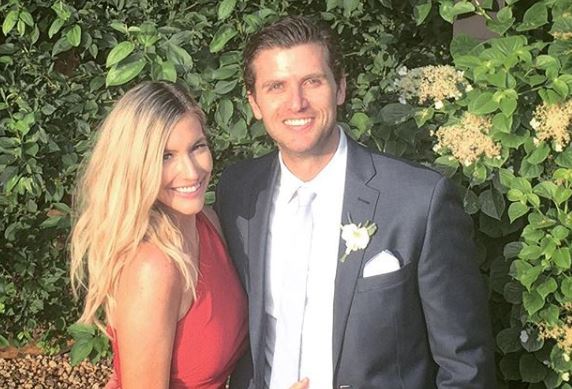 Whitney Bischoff with her husband from Instagram