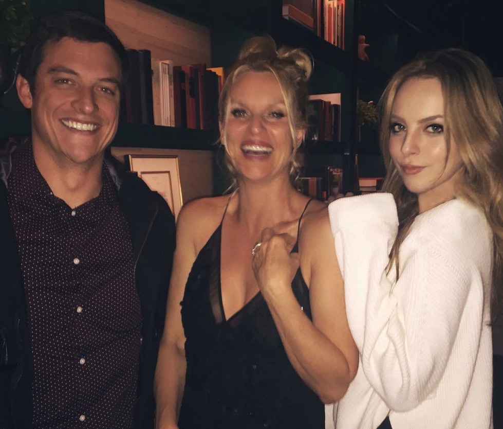 James MacKay (Steven Carrington), Nicollette Sheridan (Alexis Carrington), Elizabeth Gillies (Fallon Carrington), Dynasty-https://www.instagram.com/p/BcDi9KlnASM/