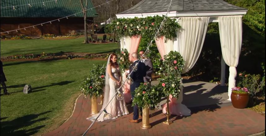 Married at First Sight wedding from YouTube