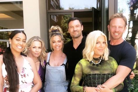 BH90210 cast photo Instagram