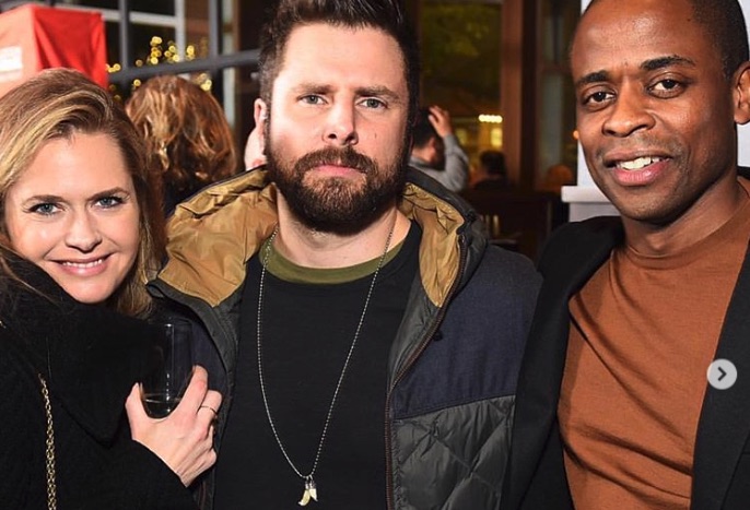 Maggie Lawson, Jules, James Roday, Shawn, Dule Hill, Gus, Psych-https://www.instagram.com/p/Bt7CmCujv3E/