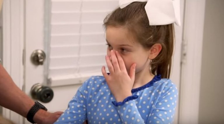 ‘OutDaughtered’: Blayke Louise Feels Unwell, Dad Adam Busby Looks After Her