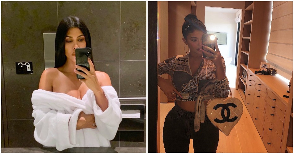 Kourtney Kardashian, Kylie Jenner, Instagram