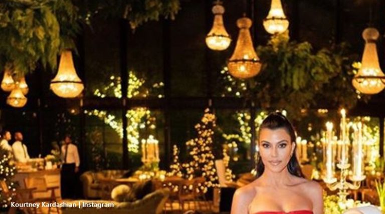 Kourtney Kardashian Steps Down Her Christmas Bash From 1.3 Million In 2018 To Just Under Half A Million