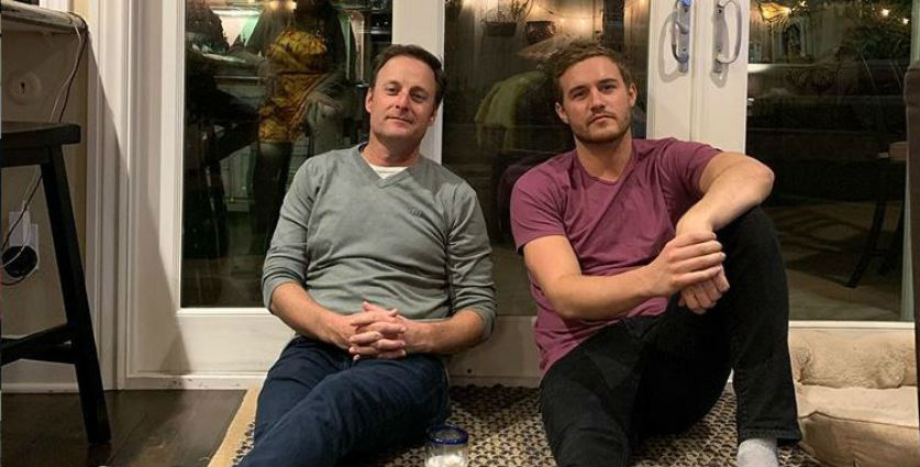 'The Bachelor' Peter Weber with Host Chris Harrison Via Instagram