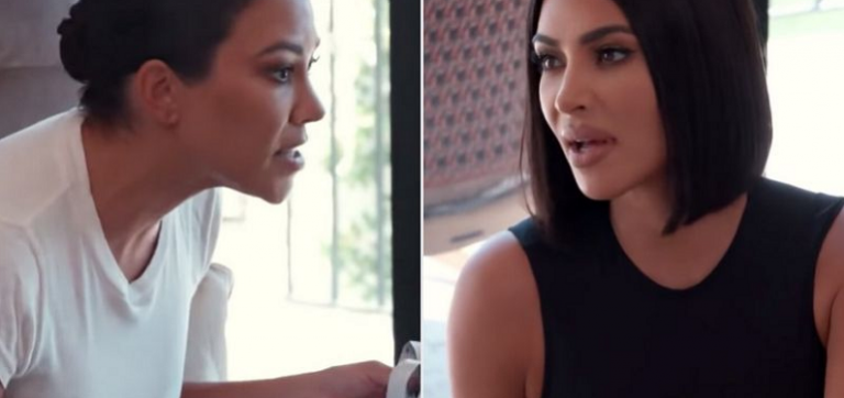 Watch Kourtney Kardashian’s Explosive Fight With Sister Kim