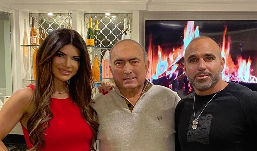 RHONJ Teresa Giudice with dad and Joe Gorga Instagram