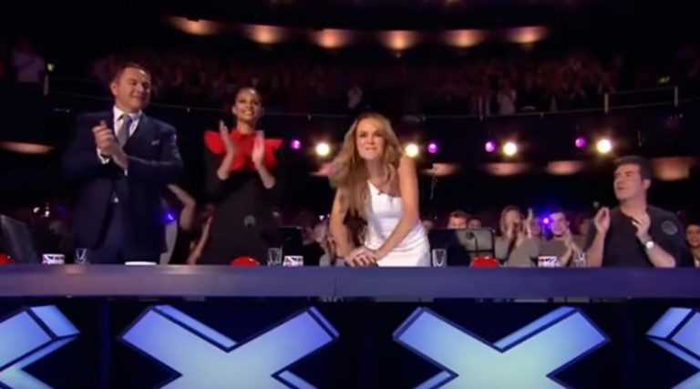 AGT simon Cowell on BGT with Amanda and Mel B