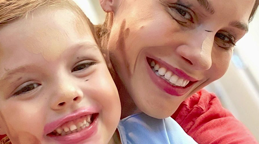 RHOC Meghan King and daughter Aspen Instagram