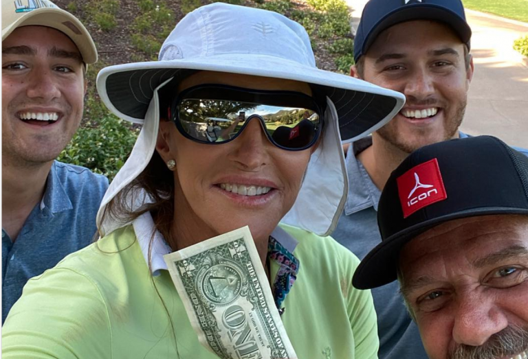 An Unlikely Combo: Caitlyn Jenner And Peter Weber Go Golfing