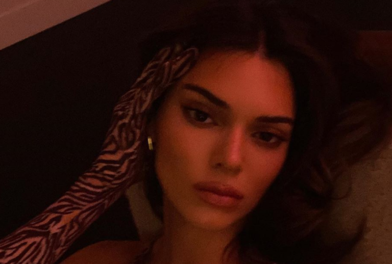Kendall Jenner Poses In Makeup From Kylie Cosmetics Collaboration