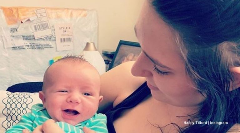 ‘Unexpected’ Star Hailey Tilford Shares Levi’s Two-Months-Old Photo
