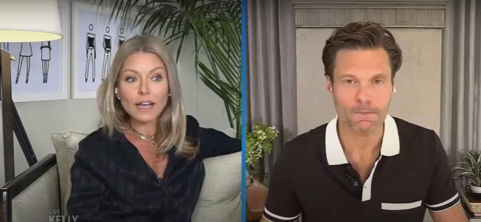 Kelly Ripa and Ryan Seacrest of Live with Kelly and Ryan