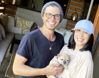 Cheryl Burke and Matthew Lawrence Practice Parenting Skills on Puppies