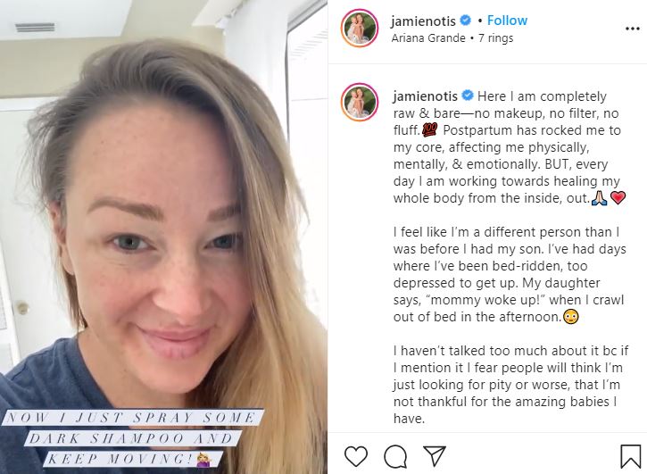 Jamie Otis Opens Up About Postpartum Depression Struggle