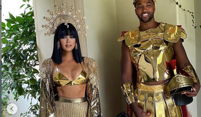 Khloe Kardashian Says Her Abs Tell The Story In Couple’s Halloween Costume with Tristan Thompson