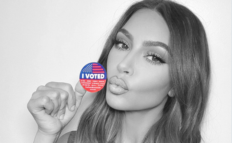 Did Kim Kardashian Quietly Endorse This Candidate For Office?