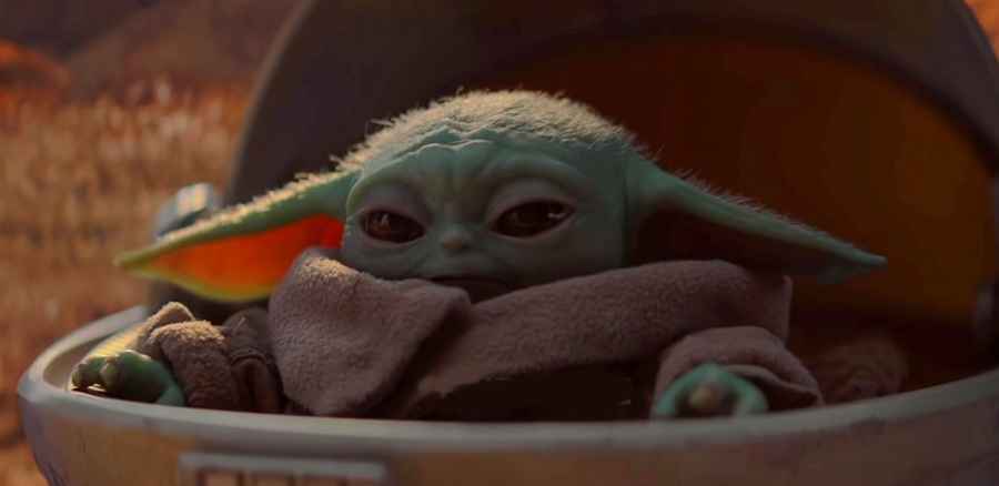 Baby Yoda from Disney's The Mandalorian
