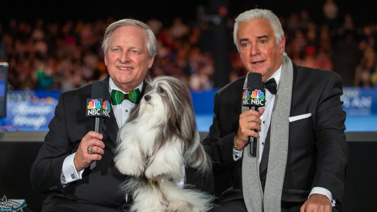 John O’Hurley And David Frei Exclusive Chat On Hosting ‘The National Dog Show’ For NBC