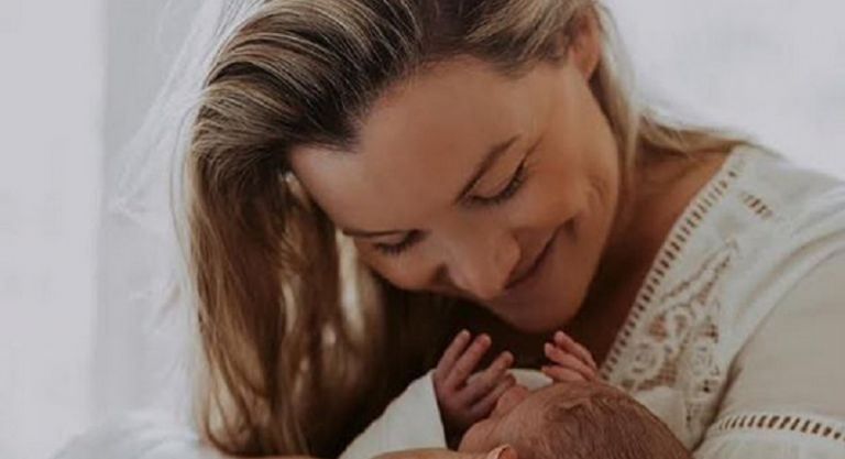 Hannah Ferrier Shares The First Photos Of Her Newborn Baby