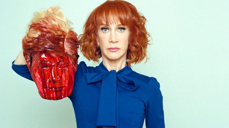Kathy Griffin Celebrates 60th Birthday With Trump Severed Head Image Replay