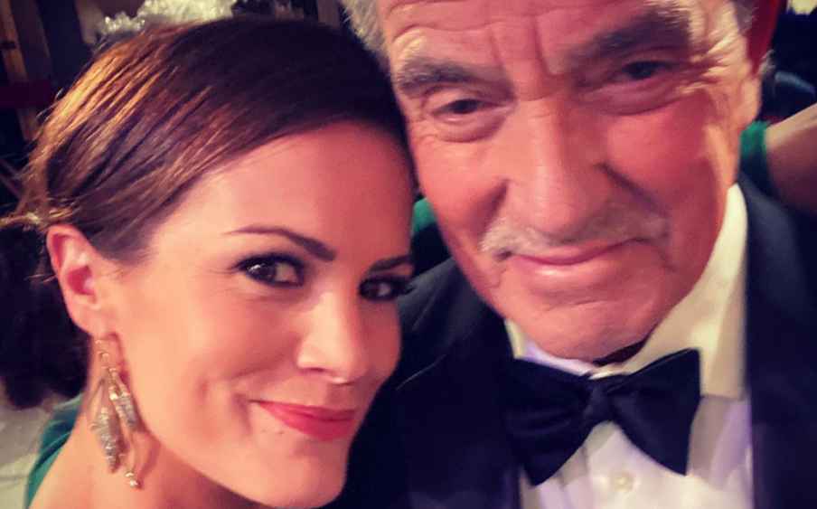 Melissa Claire Egan and Eric Braeden of The Young and the Restless