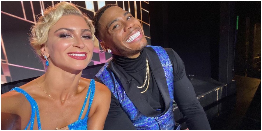 Nelly and his partner Daniella on Dancing With The Stars. (Credit: Nelly/Instagram)