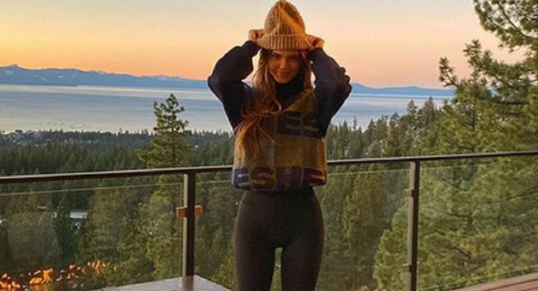 Kendall Jenner Wears String Bikini In The Snow During Lake Tahoe Trip