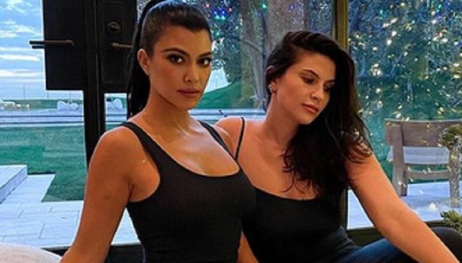 kourtney kardashian and friend instagram