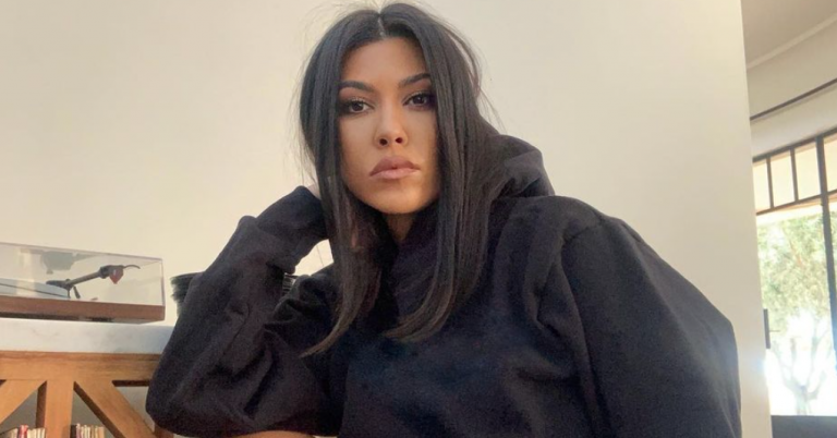 Kourtney Kardashian Exposes Body In Barely There Swimsuit