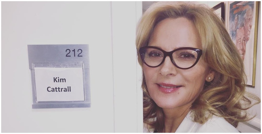 'Sex and the City' star Kim Cattrall backstage at 'The Today Show.' (Photo by Kim Cattrall/Instagram)