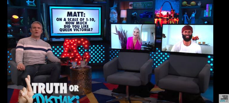 Credit: Matt James WWHL/YouTube