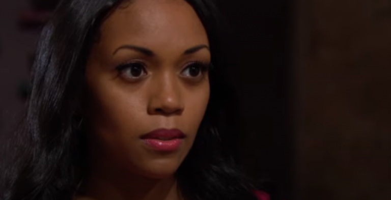 Mishael Morgan Back On Set Filming ‘The Young And The Restless’