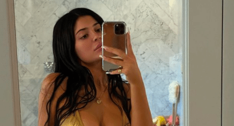 Kylie Jenner MESMERIZES In Gold Body Paint Topless Snap: See Photo