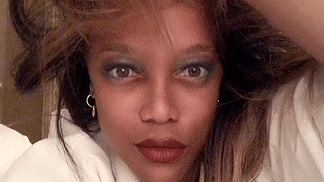 Social Media Goes Crazy For Tyra Banks’ Make-Up Free Selfie