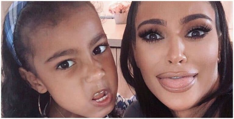 North West Calls Out Mom Kim Kardashian For Using Fake Voice