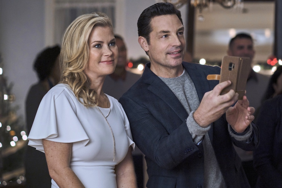 Hallmark Photo: Alison Sweeney, Brennan Elliott Credit: ©2021 Crown Media United States LLC/Photographer: David Astorga