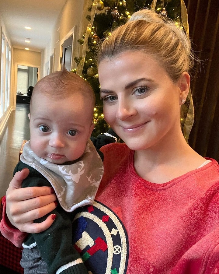 Lauren With Baby Romeo [Credit: Lauren Sorrentino/Instagram]