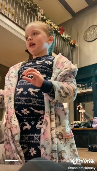 Maci Bookout's First TikTok Video [Credit: Maci Bookout/TikTok]