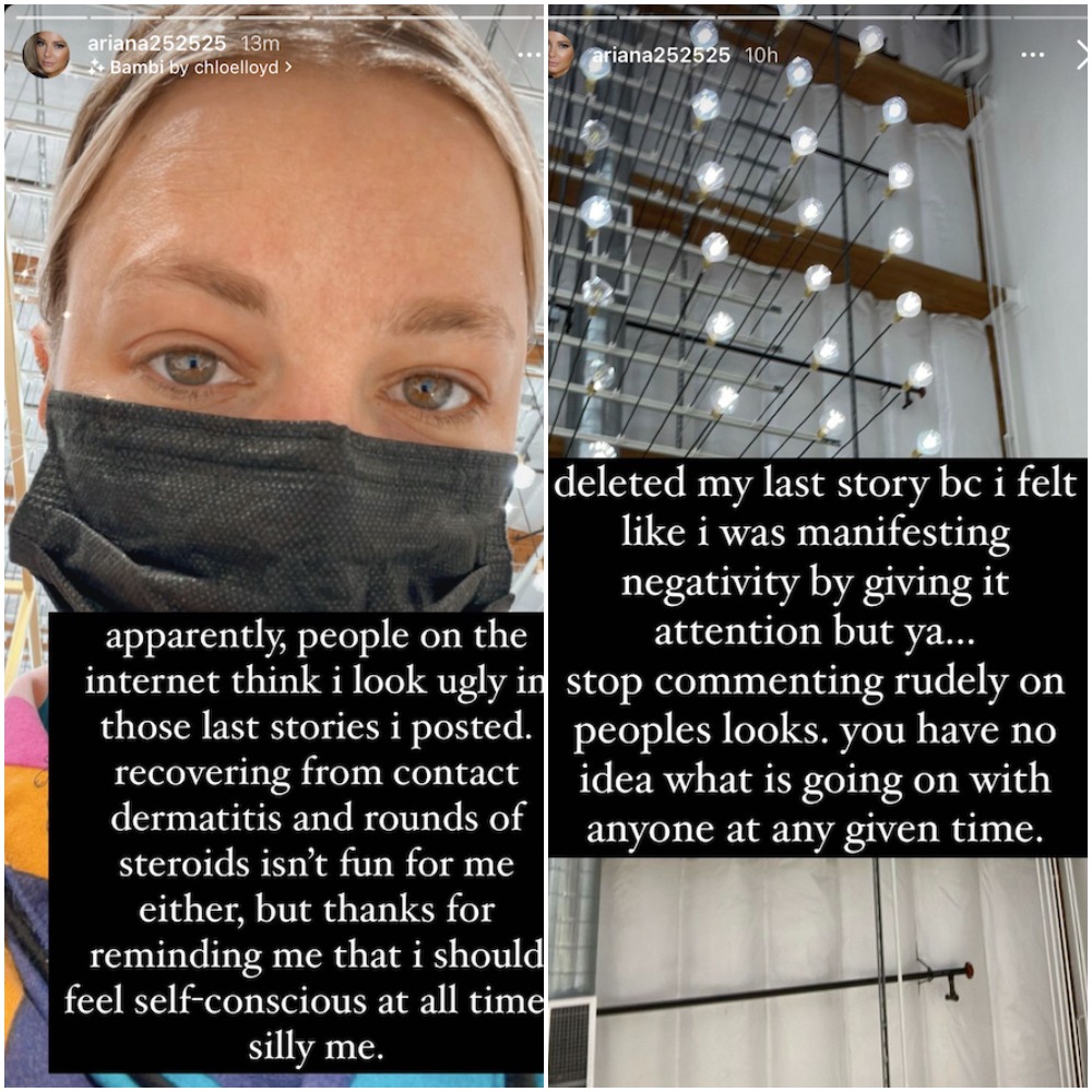 Ariana Madix Fires Back At Trolls [Credit: Ariana Madix/Instagram Stories]