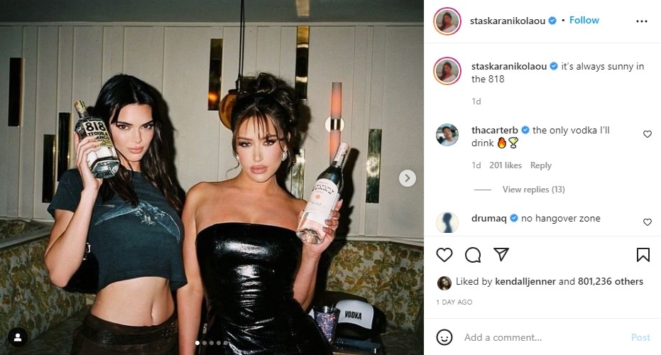 Kendall Jenner Looks Totally Different With Stassi [Credit: Anastasia Karanikolaou/Instagram]