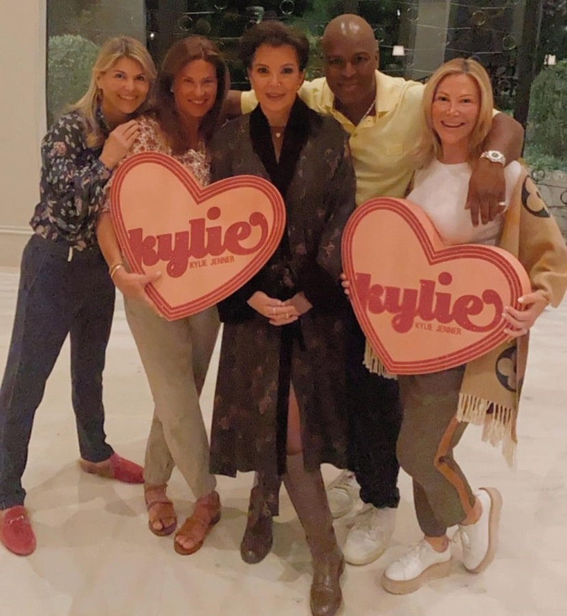 Kris Jenner And Lori Loughlin With Kym Douglas [Credit: Kym Douglas/Instagram]