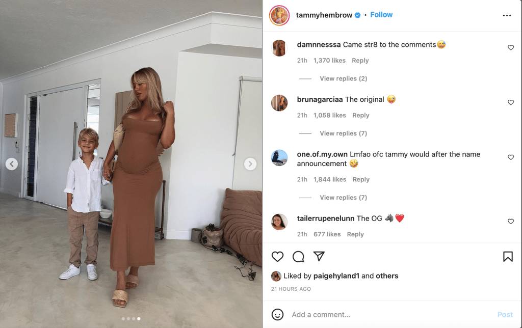Kylie Jenner, Tammy Hembrow from instagram