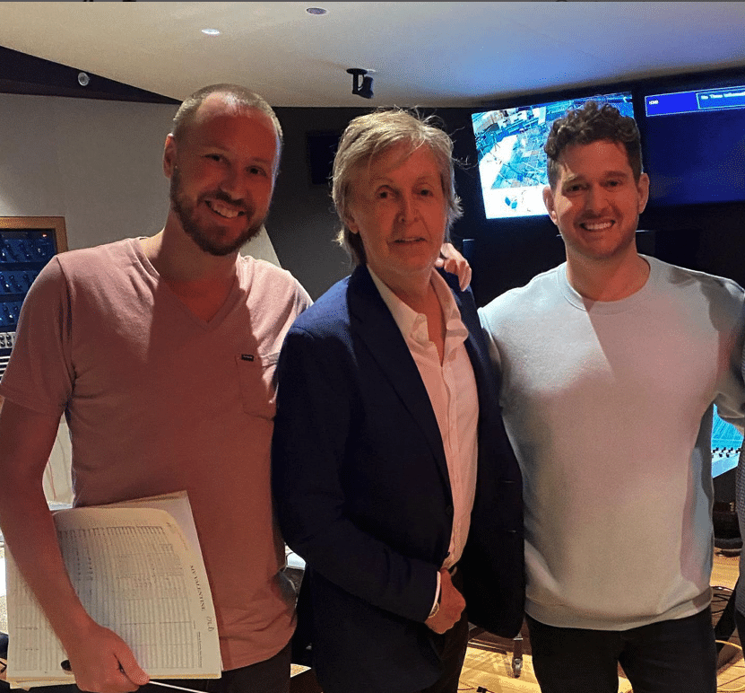 Nick Jacobson Larson, Paul McCartney, Michael Bublé-https://www.instagram.com/p/CZ2KzhSPk24/