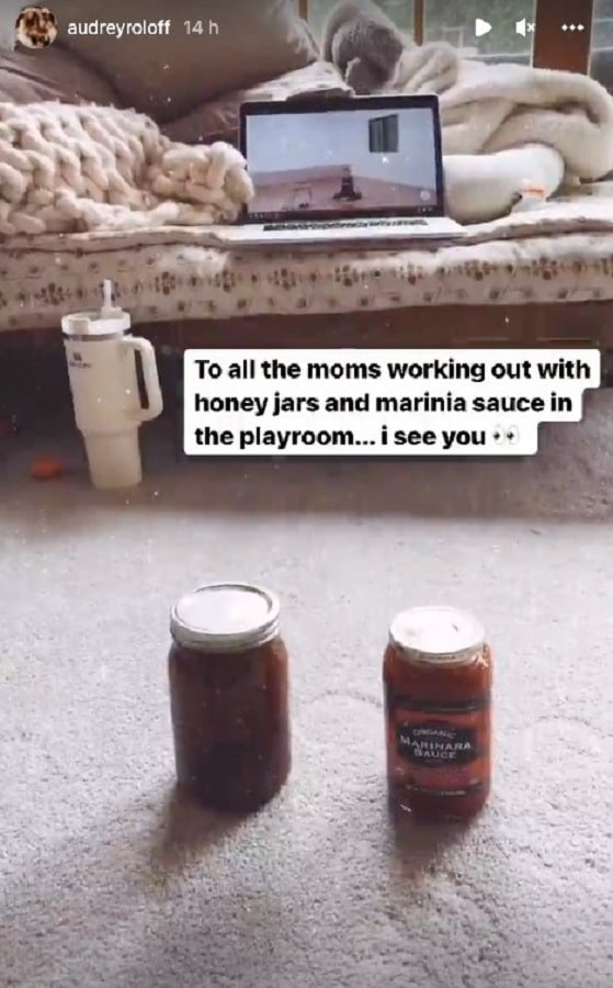 Audrey Roloff's Spelling Mistake [Credit: Audrey Roloff/Instagram Stories]