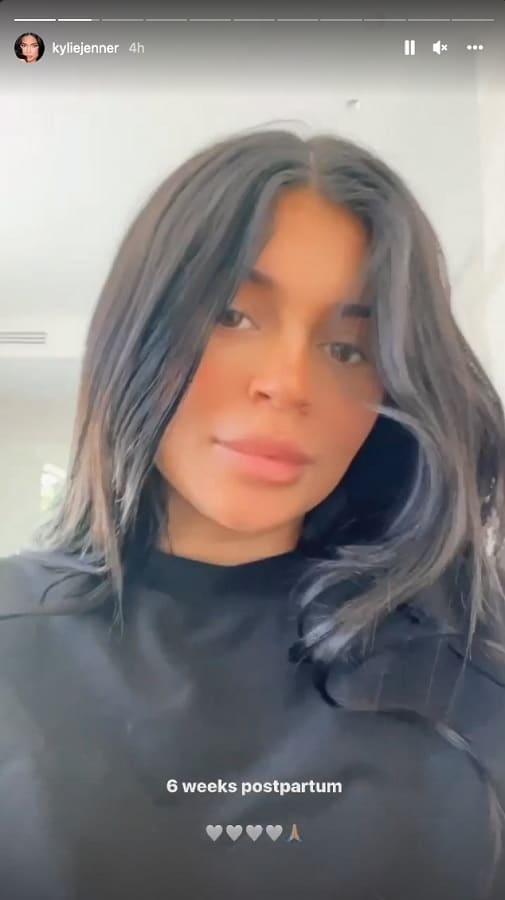 Kylie Jenner Postpartum Recovery [Credit: Kylie Jenner/Instagram Stories]